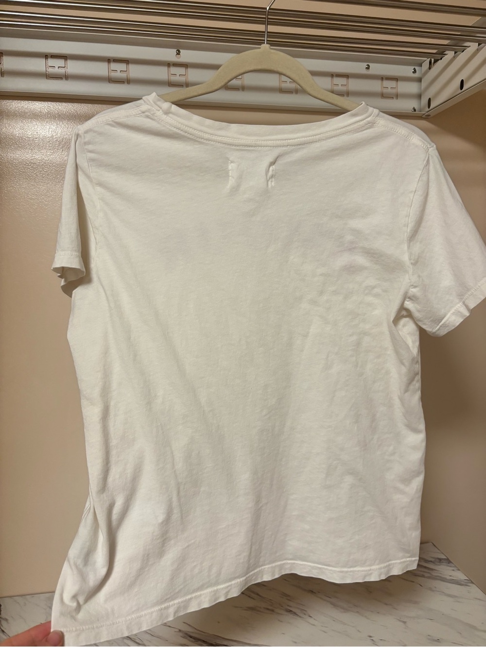 Sol Angeles x Anthropologie White Amour Ombre Graphic T-Shirt Medium - Picture 2 of 4